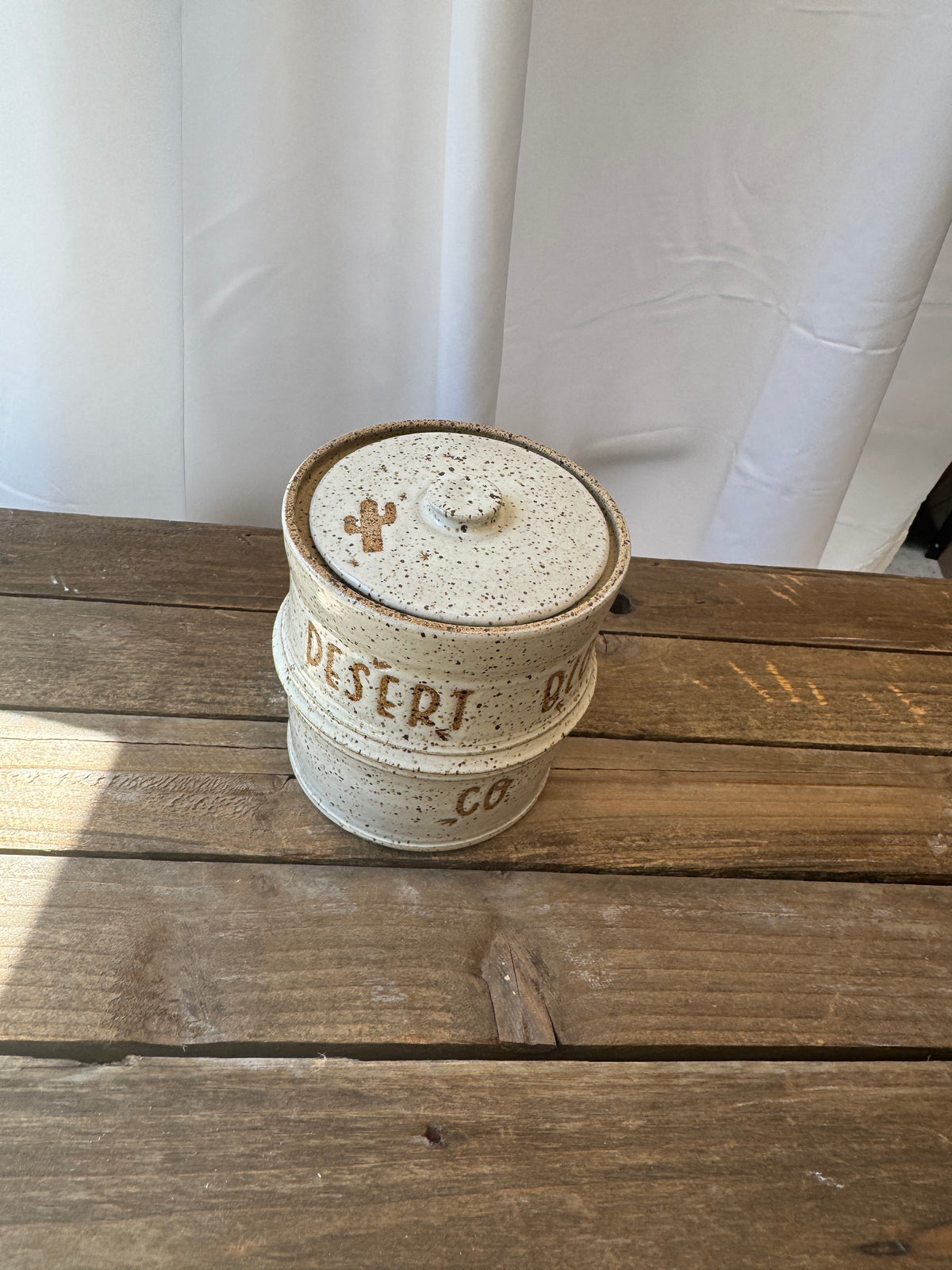 Cactus Lidded Jar