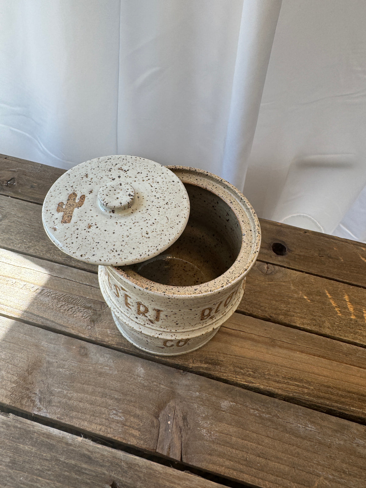 Cactus Lidded Jar