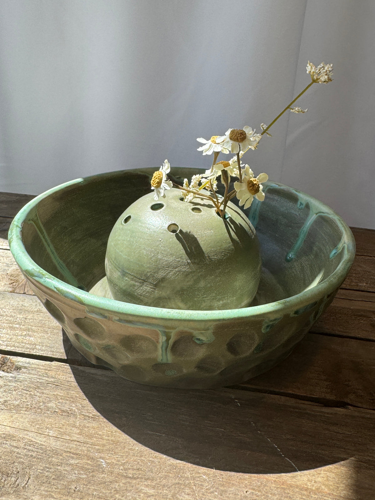 Flower frog vase